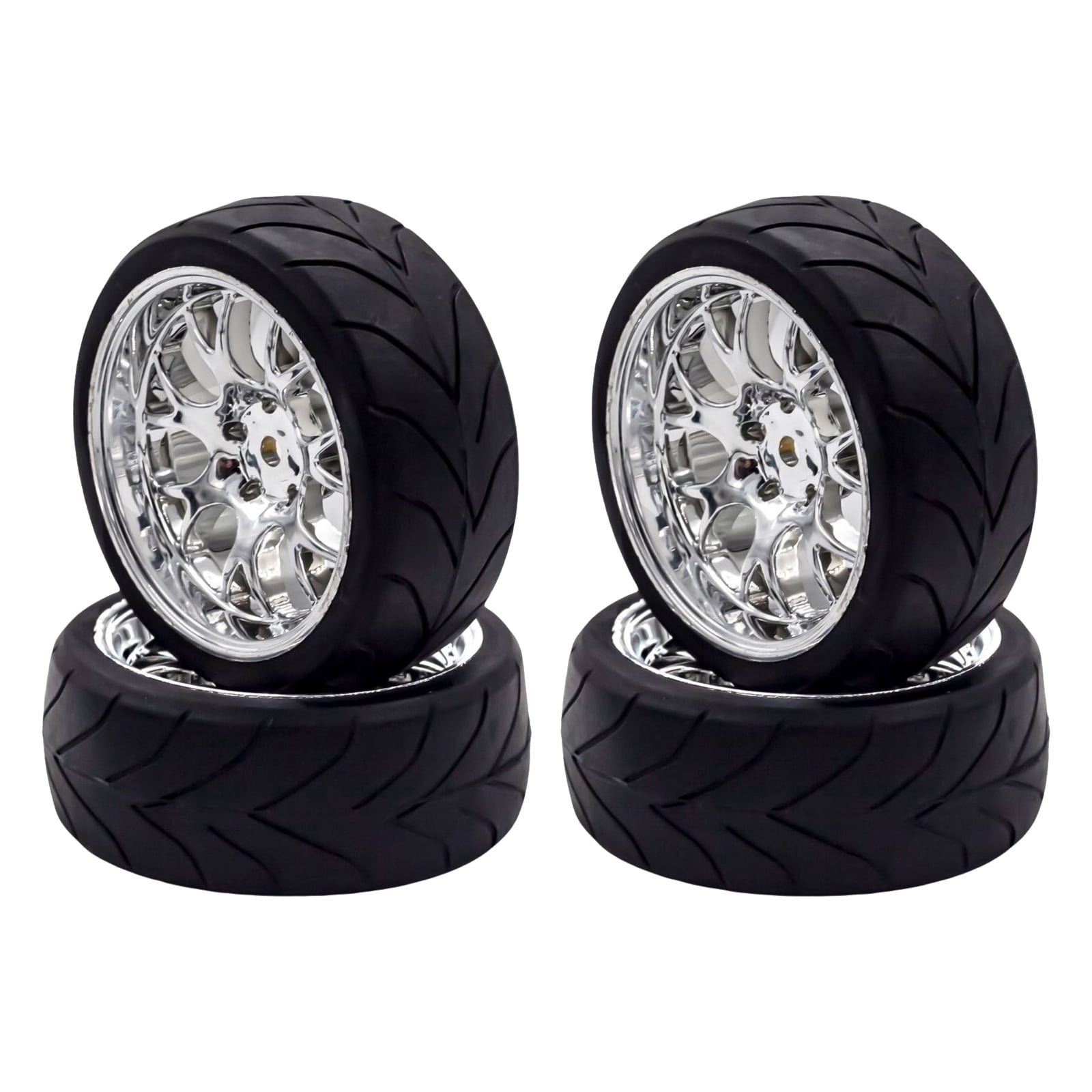 Remote Control Tires Set of 4 For 1/10 Drift Car Wheels Tyre 12mm ...