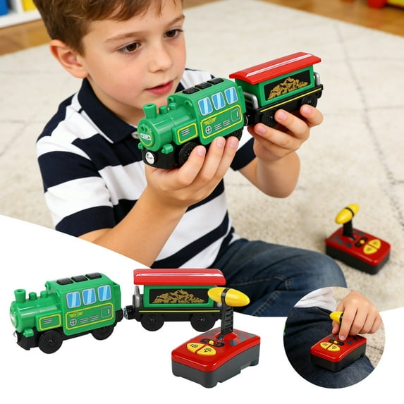 Remote Control Train Set for All Ages High-Speed Locomotive and ...