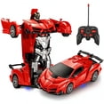 thumbnail image 1 of Unbranded Remote Control Robot Car, 2-in-1 Transformable Racing Vehicle with 360 Degree Rotation, Stem Educational Toy Gift for Boys, 1 of 8