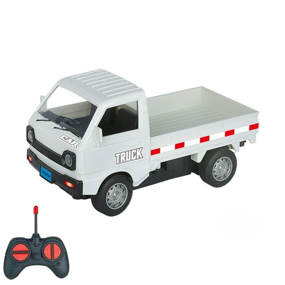 Remote Control Truck With Bright Headlights And Taillights For Nighttime Play Multi Directional Control Realistic Truck Model Durable Plastic Toy Vehicle Rc Car