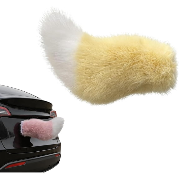 Remote Control Wagging Car Tail, Fuzzy, 3 Modes, Universal