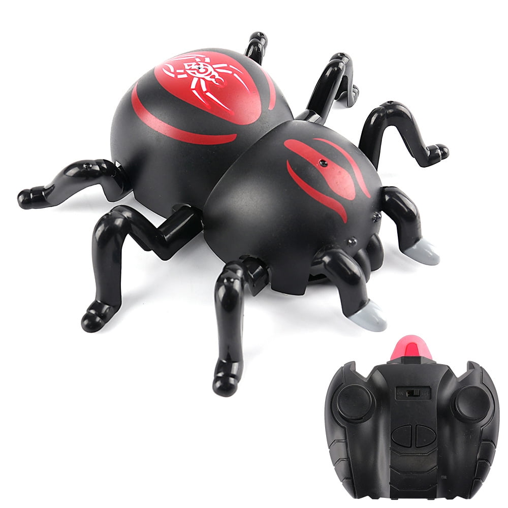 Remote Control Wall - Climbing Spider Toy, Infrared Sensing, 360 °     Rotation & Light Up