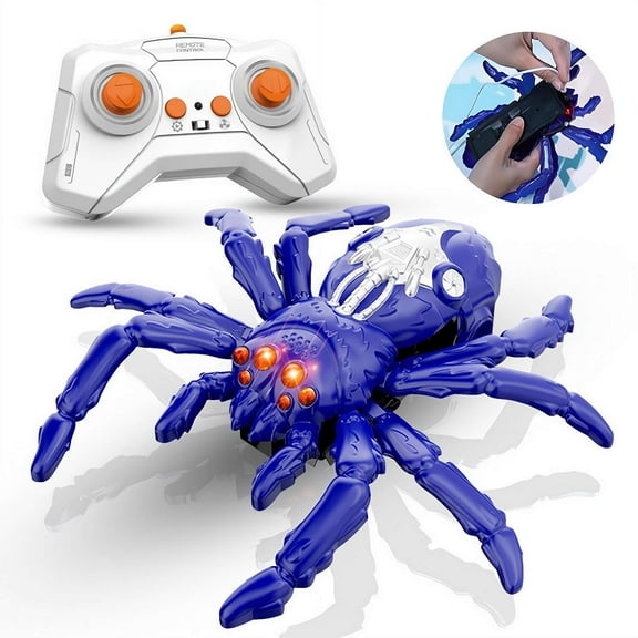 Remote Control Wall Climbing Spider Toy, Rechargeable Interactive Bionic Lizard Fun Gift
