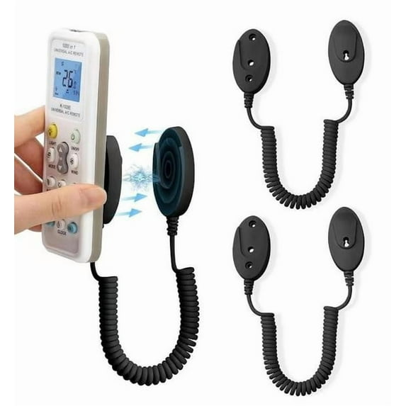 Remote Control Wall Mounted Storage Box | Magnetic Suction Organizer for Air Conditioner, TV Remotes | Durable Fixing Rope | Easy Install | Modern Living Room Accessory | 1 Mounting Bracket Included