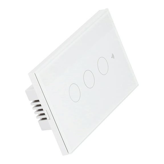 Remote Control Wall Switch, 3,Gang, No Capacitor Needed, Shareable App Control  Timing