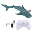 Remote Control Whale Boat 4 Way Waterproof Electronic 2.4GHz RC Whale Pool Toy for RC Boat Water