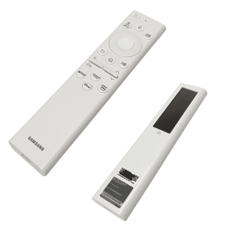 Remote Control White Solar Compatible With Samsung Model Numbers QN65LS03BDFXZA, QN75LS03BAF, QN75LS03BAFXZA