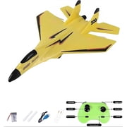 Remote Control Wireless Airplane Toy with Lights, Su-35 Rc Glider 2 Channel 2.4 GHZ Remote Control Planes, Outdoor Foam Rc Aircraft for Hobby Rc Airplanes
