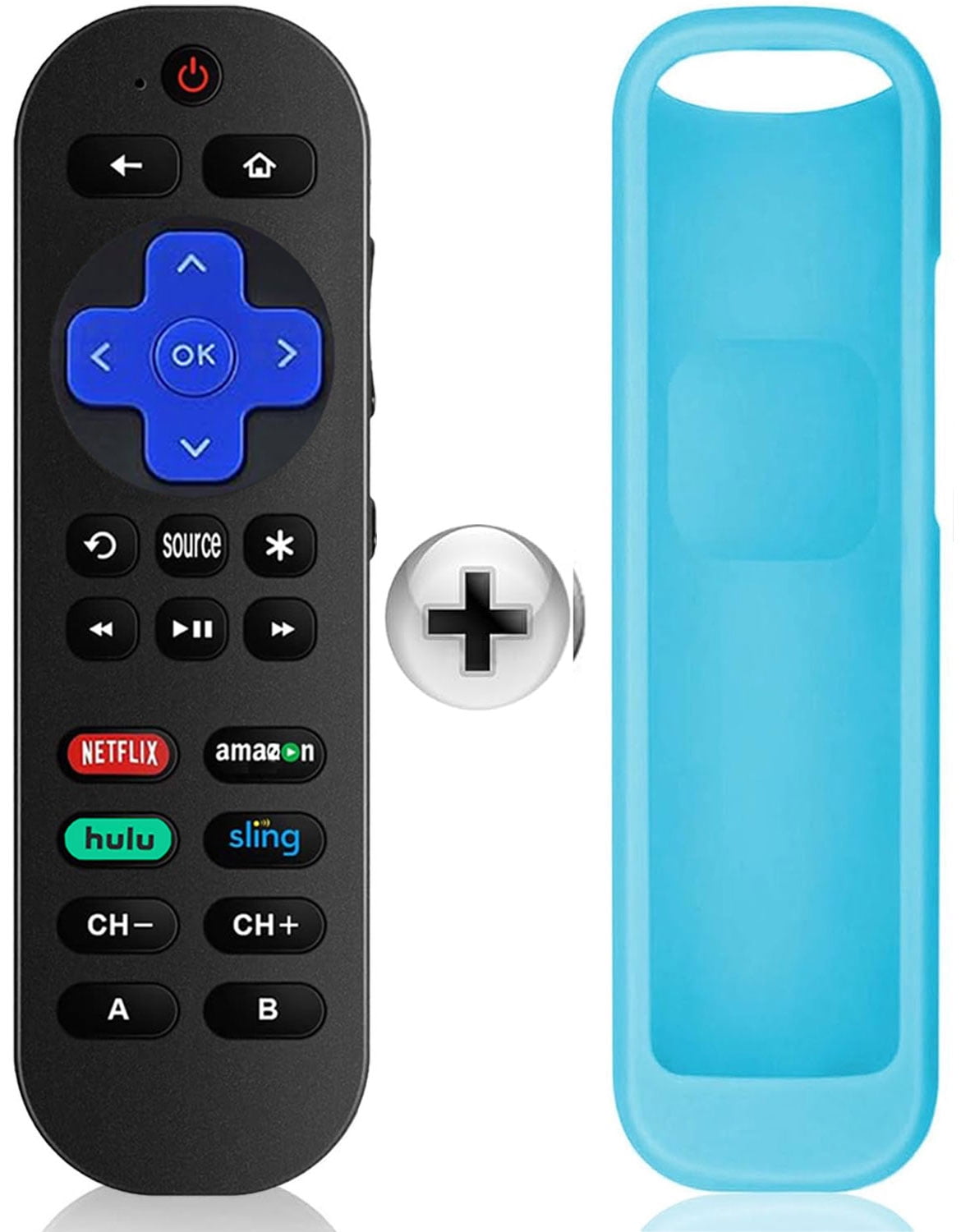 【UORLEN】Universal Remote Control for All Roku 1 2 3 4, Ultra Express
