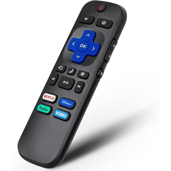 Control for Hisense-TCL-Onn-Sharp-Philips-Westinghouse-Insignia-Element Roku TV Remote Replacement