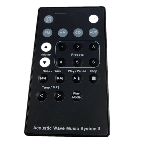 Remote Control suitable for bose Acoustic Wave Music System II System Multi Disc Player