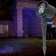 LedMall RGB Firefly 3 Color Moving Red, Green, and Blue Laser Christmas Lights, Garden, Events and Outdoor Decorative Lights