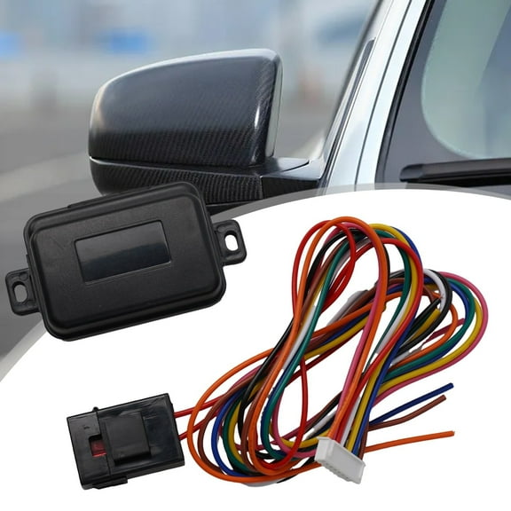 Remote Controlled Auto Closer Module for Side Rear View Mirrors on 12V Cars with Mode and Overcurrent Protection for Safe Operation