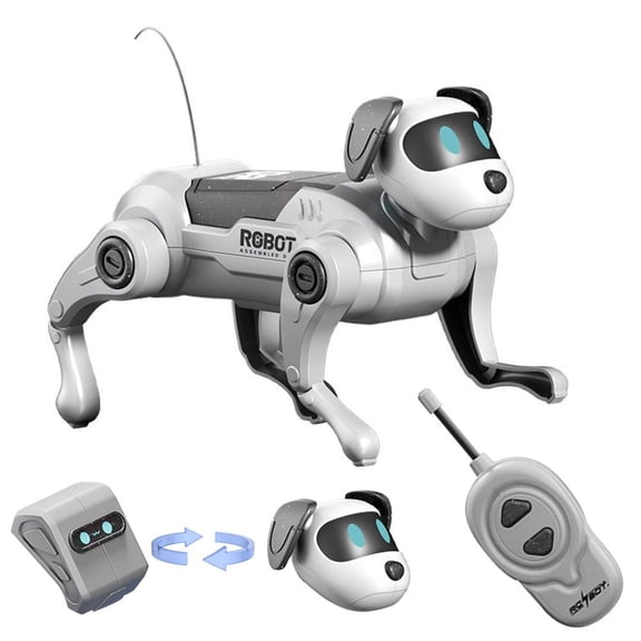 Remote-Controlled Diy Assembled RC-Walking And Climbing Toy Dog Mechanical
