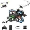 thumbnail image 1 of Remote-Controlled Fighter Jet, Remote-Controlled Aircraft for Adults, 360° Flips and Rolls, with Light, Durable, Easy to Operate RC Plane for Beginners, Fun Outdoor Airplane Gift (Blue), 1 of 7