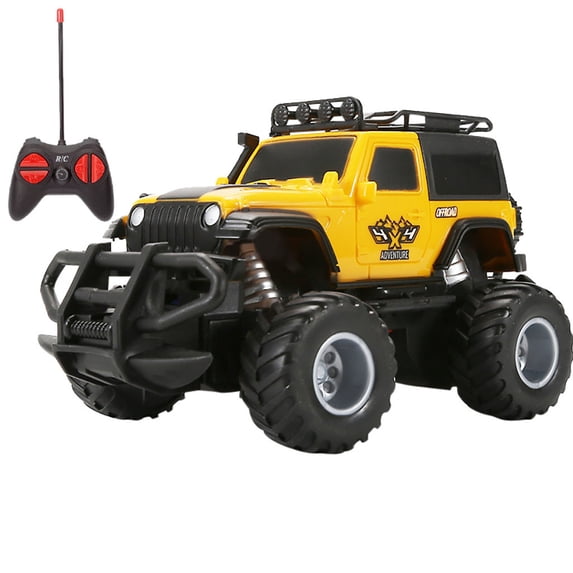 Remote Controlled Off-Road Truck Car, 4-Channel Radio Control Toy Vehicle with Forward/Backward/Left/Right Movement, High-Speed Streamline Body RC Car for Teens