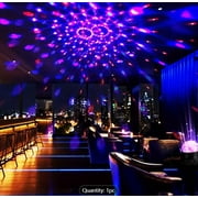 Remote-Controlled Sound-Activated RGB Disco Ball with 7 Color Modes  Rotating LED Lights for Parties  DJ Events  Karaoke  Weddings  Dance Nights - Ultimate Party Decor!