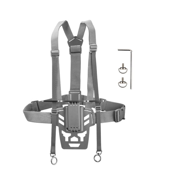 Remote Controller Chest Support Harness, RUYIQUQU Compatible with DJI RC Plus for FlyCart 30, Inspire 3, Matrice 350 RTK, Matrice 300 RTK, M30, M30T, Adjustable Belly Support Mount