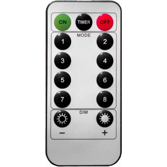 Remote Controller, IR Remote Control 8 Modes, Dimmable, Timer, Four-Level dimming