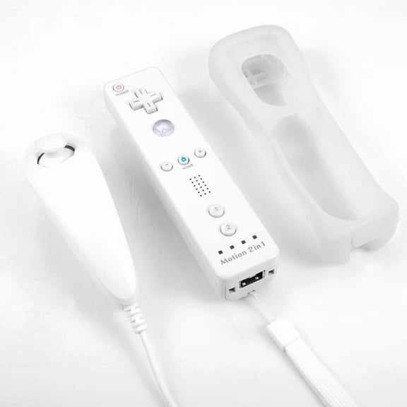 Remote Controller with Nunchuck, Compatible with Nintendo Wii/Wii U
