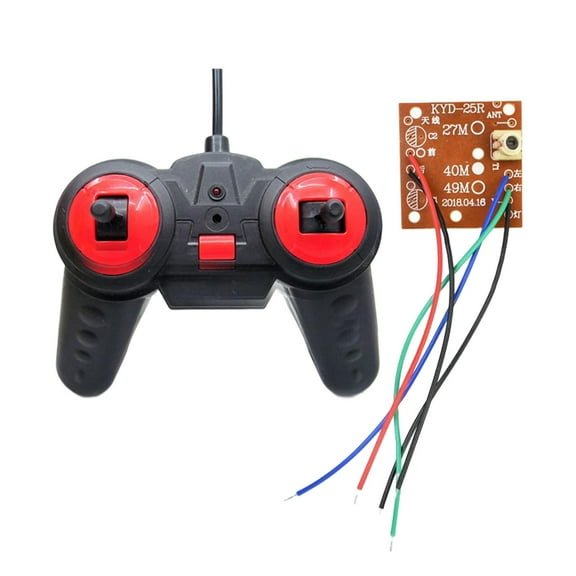 Remote Controller with Receiver Board 27MHz for Remote Control Car Parts Replacement