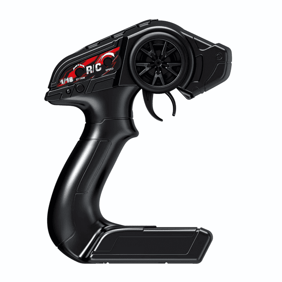 AUOSHI 2.4GHz RC Remote Transmitter Replacement for HS Series RC Cars, Pistol-Grip Radio Controller with Steering Trim Adjustment