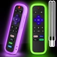 thumbnail image 1 of Remote Cover for Roku, Battery Cover for TCL Roku Smart TV Streaming Stick Remote, Silicone Remote Case for Roku Universal Protective Controller Sleeve Skin, 1 of 2