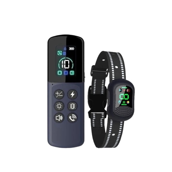 Remote Dog Training Collar, 2-in-1 Automatic Bark Collar with 6600ft Ultra-Long Range