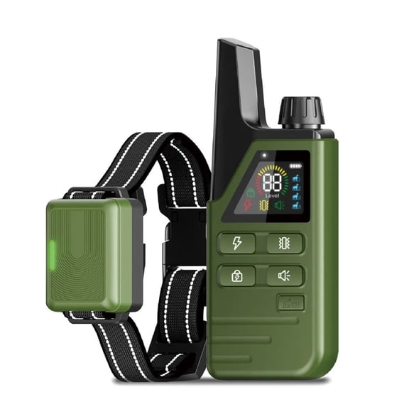 Remote Dog Training Collar with 4500ft Range, Rechargeable & Waterproof E-Collar for Dogs 5-120 lbs, 115 Adjustable Levels (Beep/Vibration/Shock), Up to 3 Dogs