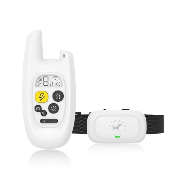 Remote Dog Training Collar, Smart 2-in-1 Automatic Bark Collar with 3 Safe Modes