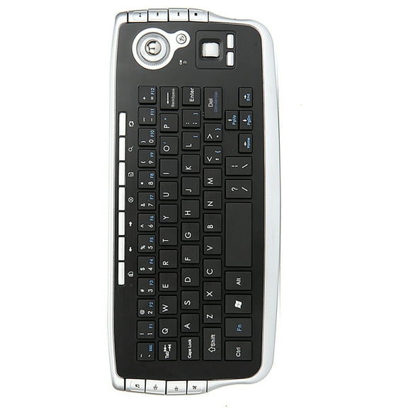 Home E30 2.4GHz Wireless Keyboard With Trackball Mouse Scroll Wheel Remote Control For  TV BOX  PC Notebook Silver