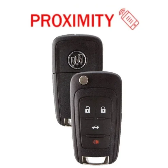 Remote Flip Key for Buick 2010 - 2017 PEPS OHT05918179 Proximity Keyless Go