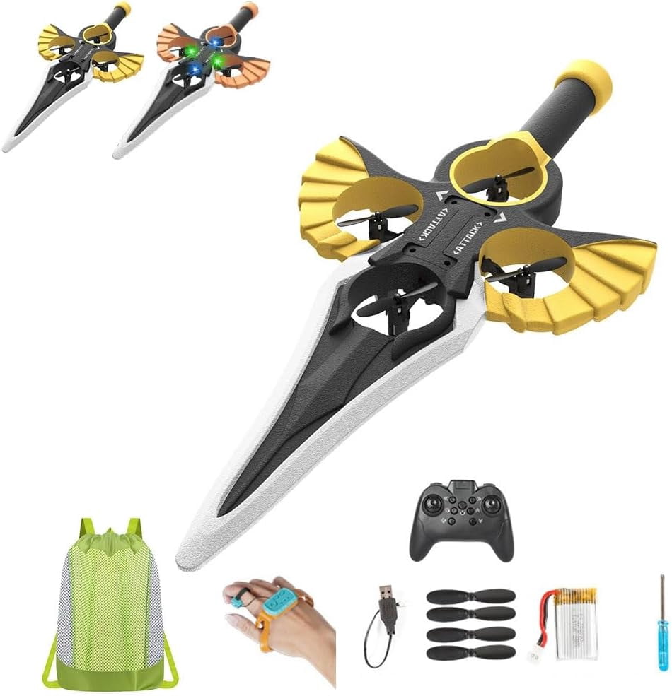 Remote Flying Sword, 2025 New Remote Control Airplane with Autopilot and Gyro Stabilizer, 3-Speed Stunt Plane, Lightweight Easy Fly Rc Glider Outdoor Gift for Teens & Adults