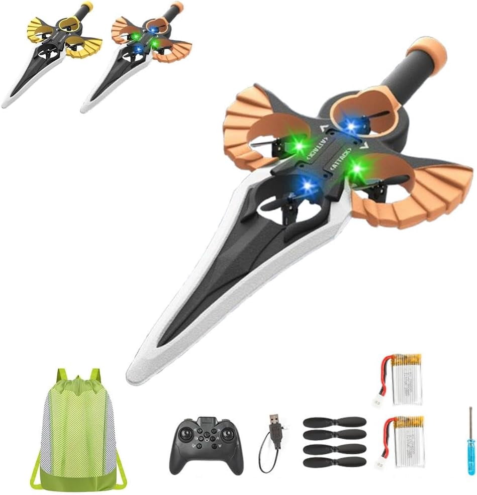 Remote Flying Sword, 2025 New Remote Control Airplane with Autopilot and Gyro Stabilizer, 3-Speed Stunt Plane, Lightweight Easy Fly Rc Glider Outdoor Gift for Teens & Adults