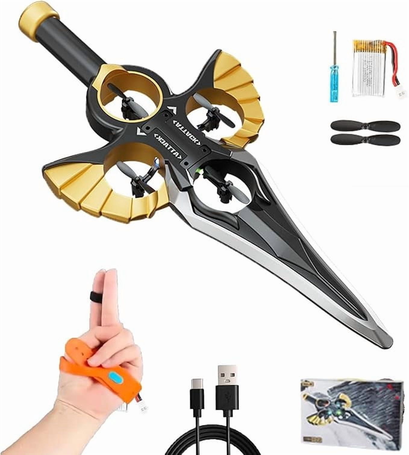 Remote Flying Sword - 3-Speed Control, 2025 New Stunt Flying Sword, 360 Stunt Rollingt Easy to Flying RC Glider, Airplane Toy Gifts for Teens & Adults