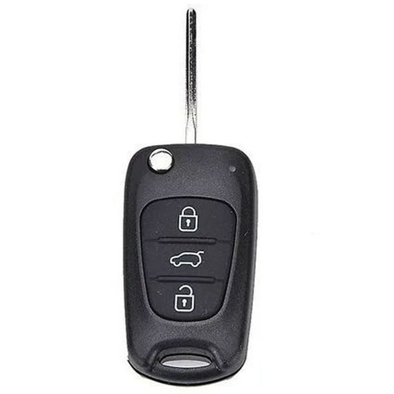 Remote Folding Key Shell Case 3 Buttons Fob for Hyundai I20 I30 Ix35 I35 Uncut