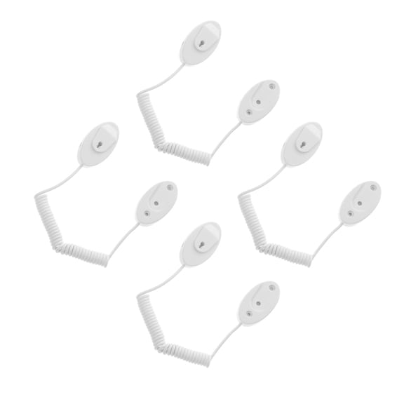 BESTONZON Remote Control Security Cable White Rugged and Easy to Use 4Pcs