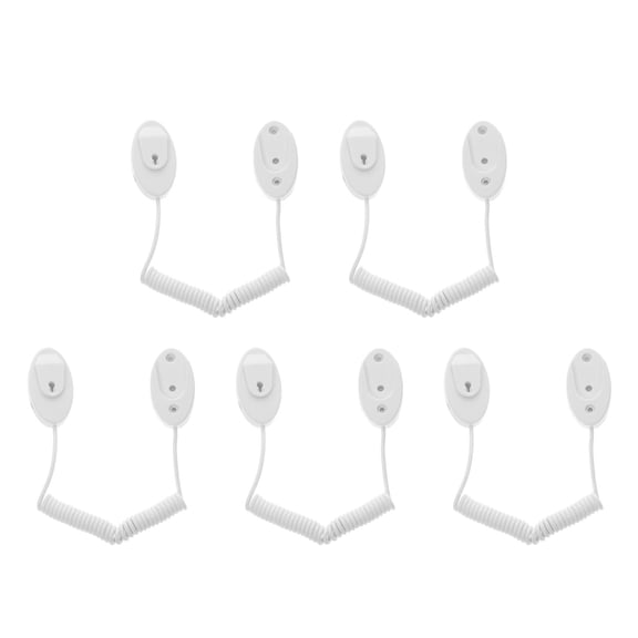 BESTONZON White Remote Control Security Cable, Versatile and Easy to Install, 5Pcs