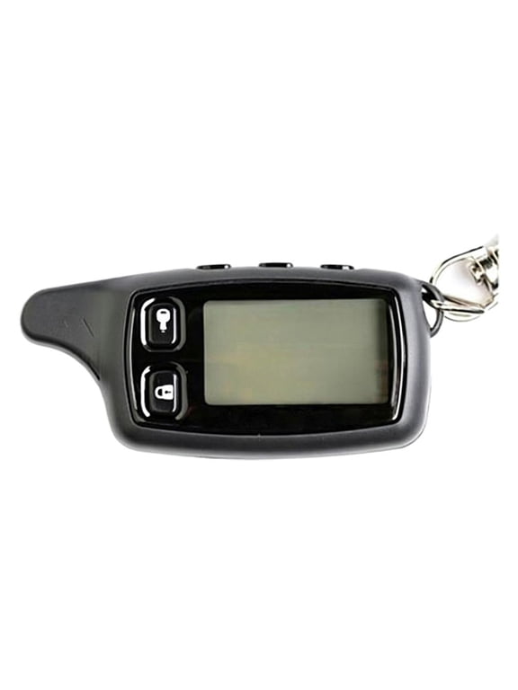 Remote Key Controller compact ABS housing, LCD status display metal keyring clasp, pocketsize portable, for quick car lock unlock status check daily commuting.