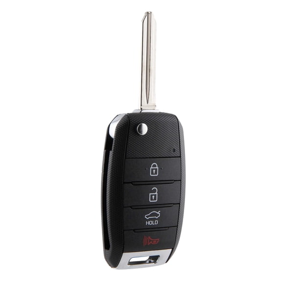 Remote Key Fob 4-Button Flip Replacement for 2014-2017 Kia Forte (OSLOKA-870T, 95430-A7400)