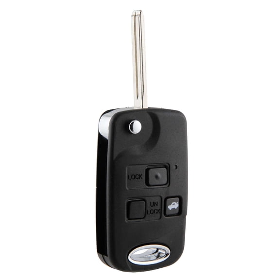 Remote Key Fob Flip Style Short Blade Upgrade Replacement for 1998-2005 Lexus ES300 GS300 GS400 GS430 IS300 LS400 (HYQ1512V, 4C)