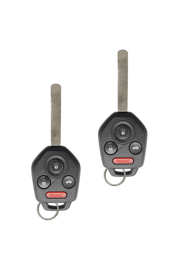 Remote Key Fob For 2009 - 2014 Subaru Legacy & Outback Remote CWTWBU766 433MHz 4D60 Chip (2 Pack)