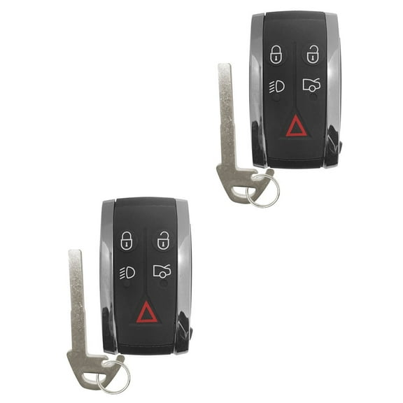 Remote Key Fob For Jaguar 2009-2013XF,2010-2011 XFR,2007-2012 XK,2006-2013 XKR KR55WK49244 315Mhz PCF7953A (2 pack)