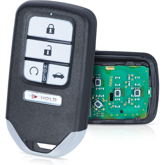 Remote Key Fob Replacement for Honda Civic 2016 2017 2018 2019 2020 2021 Smart Proximity Keyless Entry Remote Control 5 Buttons 433Mhz KR5V2X 72147-TBA-A11