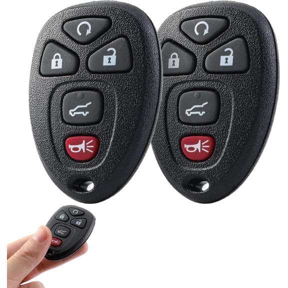 Remote Key Fob Replacement, Keyless Entry Remote Control Fits for Chevy Suburban Tahoe Traverse, Cadillac Escalade SRX, Acadia Yukon, Buick Enclave, OUC60270,