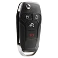 thumbnail image 1 of Remote Key Fob Replacement Remote Start Flip Key 4btn for Ford (N5F-A08TDA, 164-R8134, 902mhz), 1 of 5
