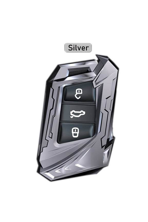 Remote Key Fob Shell Case Cover with Keychain for VW Passat Jetta Arteon Atlas