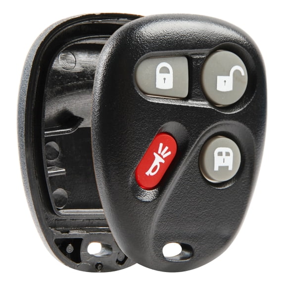 Remote Key Fob Shell Case Replacement for 2003-2007 GMC Savana 1500 2500 3500 Chevrolet Express (15752330, KOBLEAR1XT)