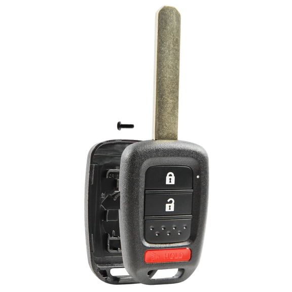 Remote Key Fob Shell Case Replacement for 2013-2017 Honda CR-V HR-V Accord Crosstour (MLBHLIK6-1T)