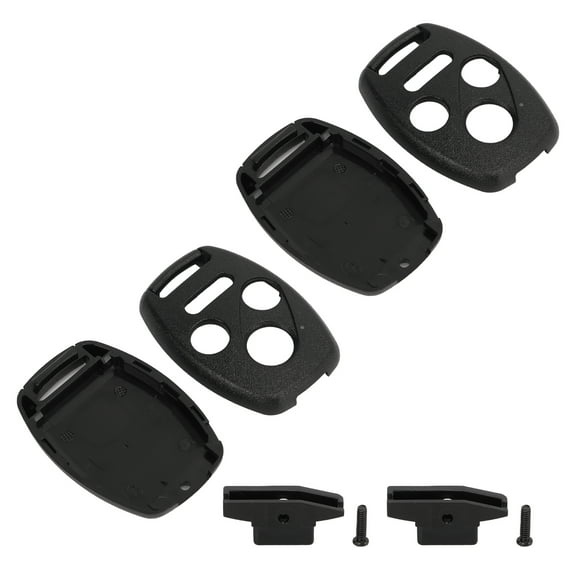 Remote Key Shell, Black Auto Key Fob Case Easy Dependable Plastic Wearproof For Upgrade Replacement For 2009-2014